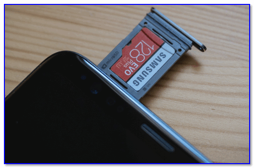 Установка MicroSD карты на 128 GB в смартфон
