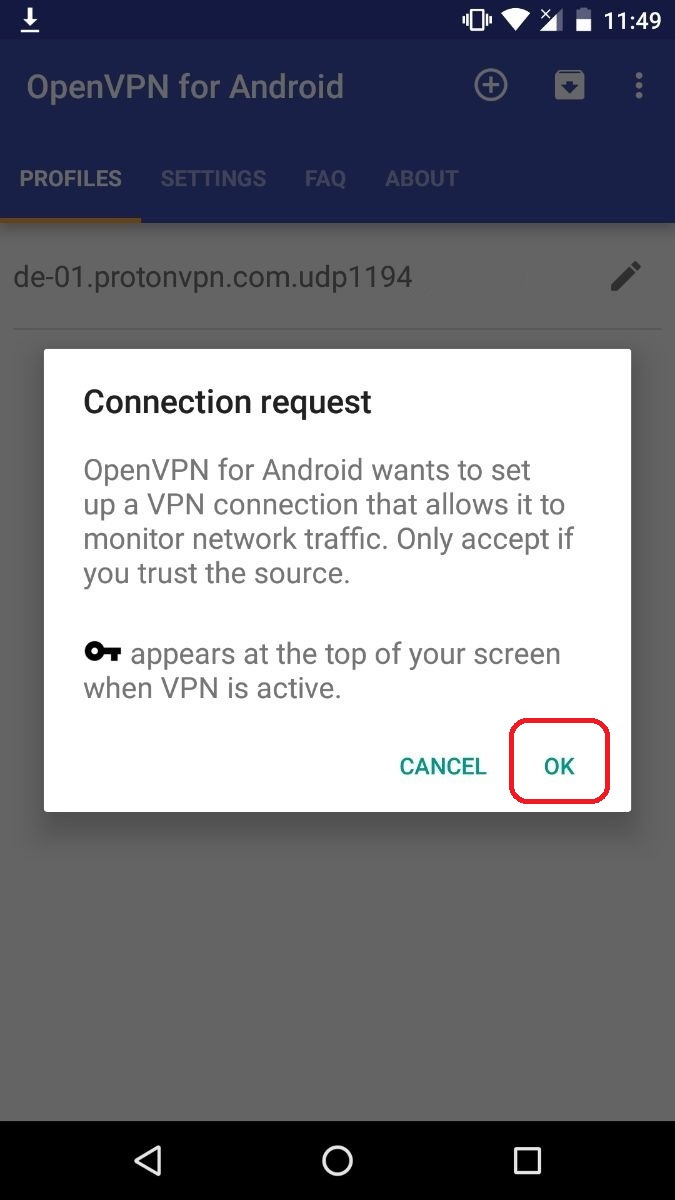 Google Play VPN Android
