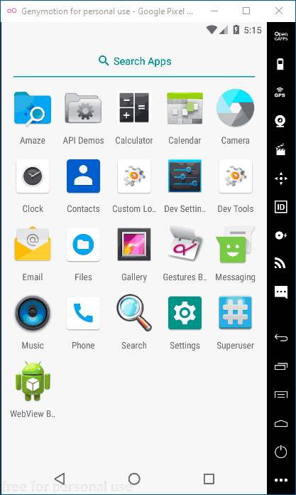 Бесплатный эмулятор Genymotion