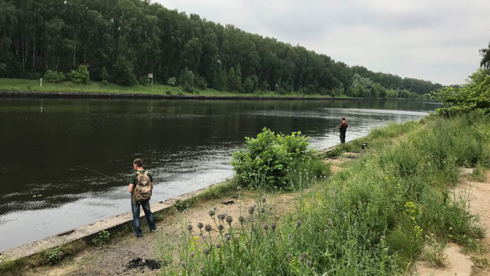 Рыбалка на канале имени Москвы