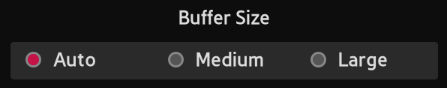 Buffer Size