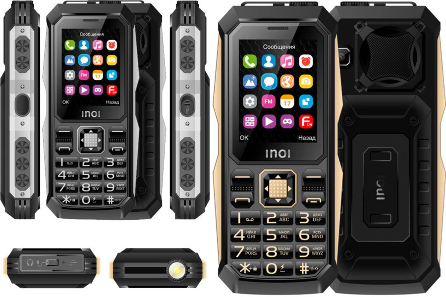 Хороший защищенный кнопочный телефон Inoi 246Z