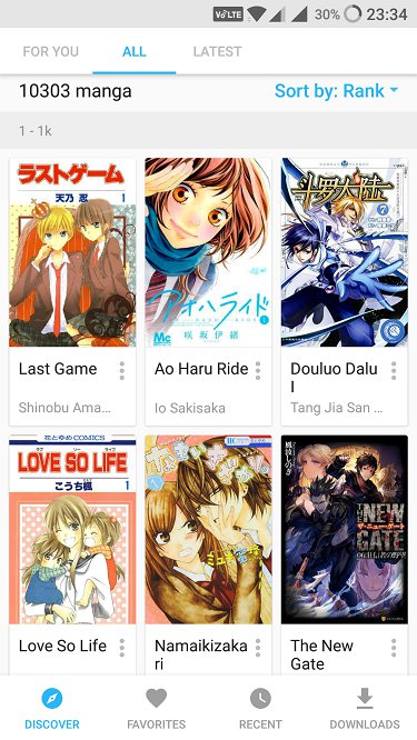 manga rock app screenshot