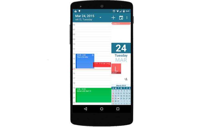 aCalendar – Календарь для Android