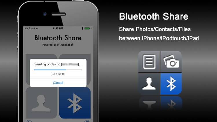 Tap on Bluetooth Share Free