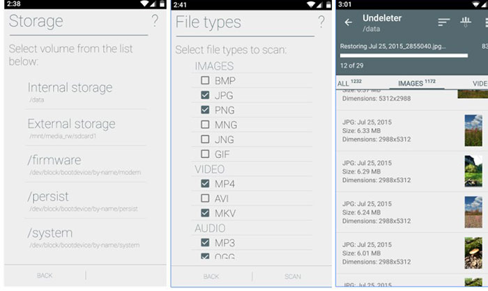 contacts recovery app for android