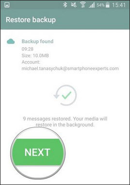 how to transfer whatsapp chats from one phone to another