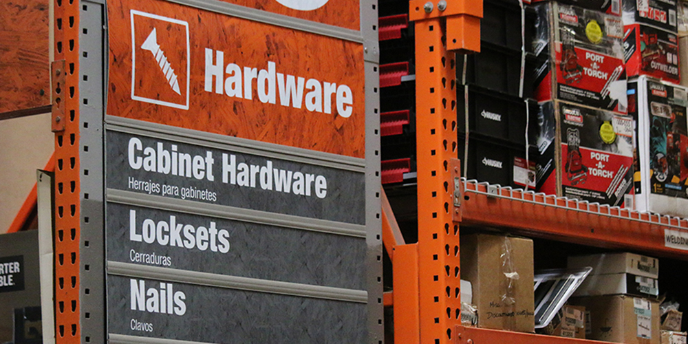 Lock-Section-Of-Home-Depot