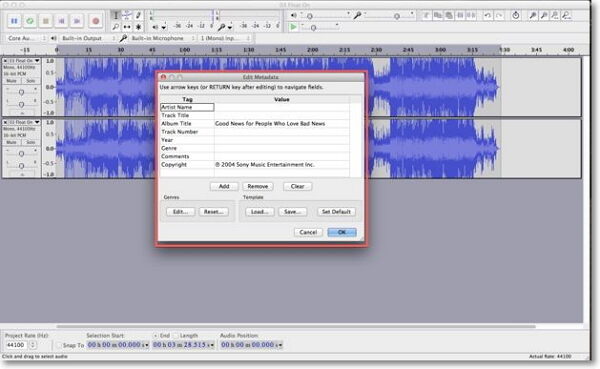 remove mp3 vocal-export the file