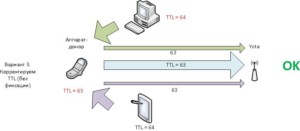  Корректировка TTL