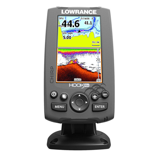 LOWRANCE HOOK-4 – трансдьюсер в комплекте