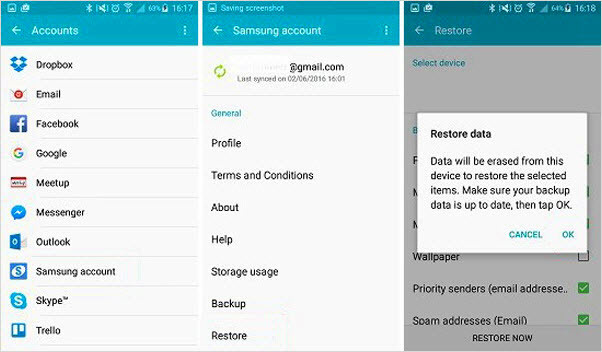 recover samsung contacts