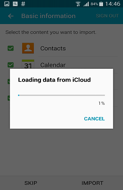 load data icloud