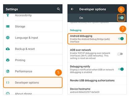 Enable USB Debug Mode ONEPLUS