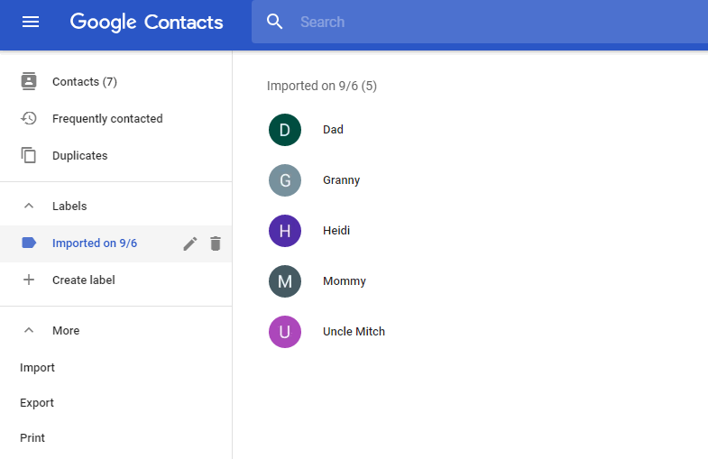 iPhone contacts are synced to gmail now