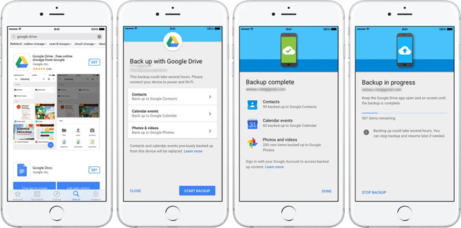 Google Drive резервное копирование Iphone