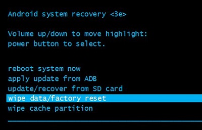 Recovery Mode Backup Restore