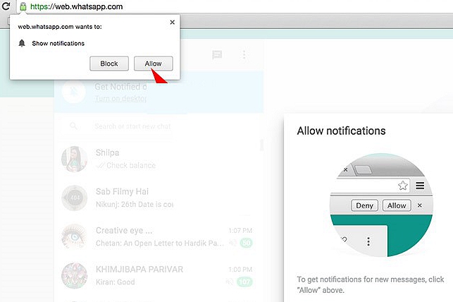 WhatsAp Notification 2