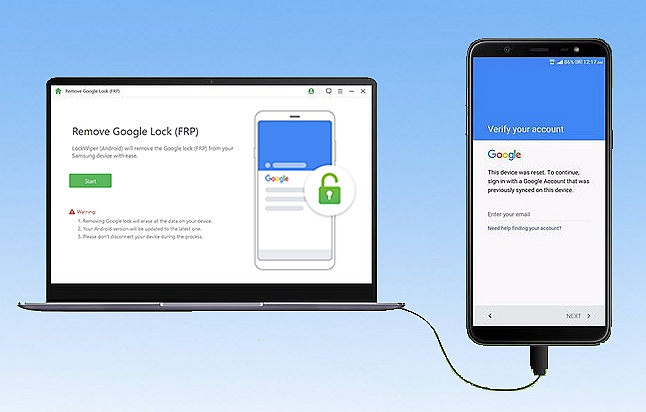 Unlock Google FRP Lock Using Software