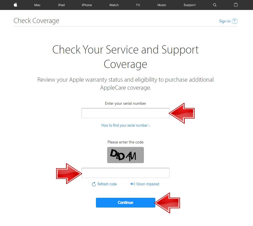 Apple Coverage Website