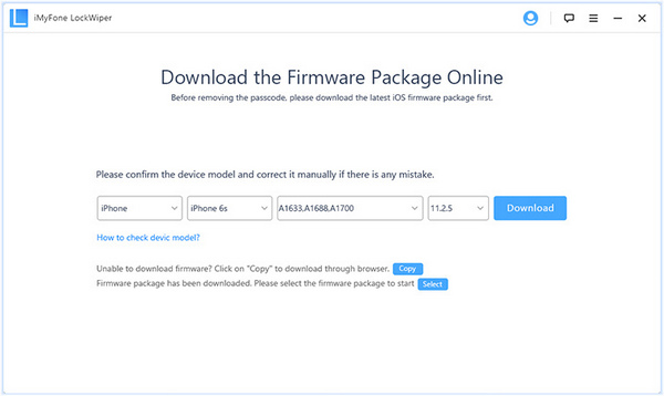 download iOS firmware