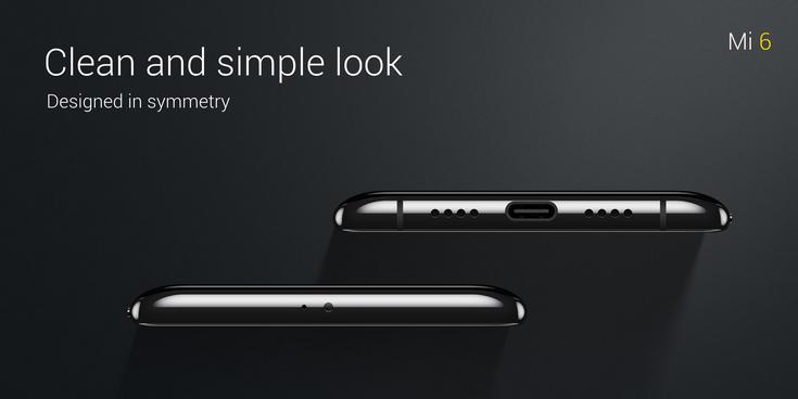 Представлен смартфон Xiaomi Mi 6, который получил сдвоенную камеру с оптическим зумом, два динамика и защиту от брызг