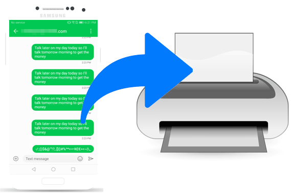 How to Print Text Messages from Android Phone