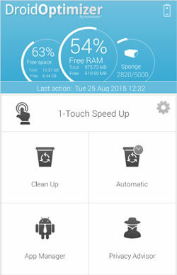 cleaning app for android phone - droid optimizer