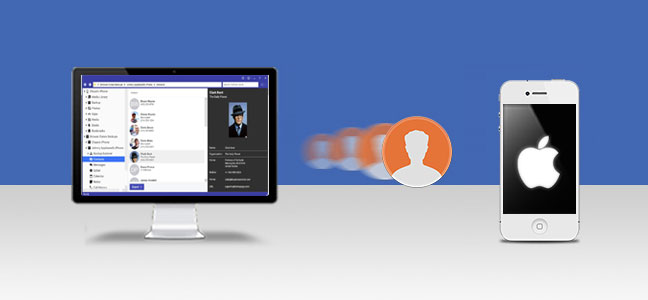 how to transfer contacts from computer to iphone
