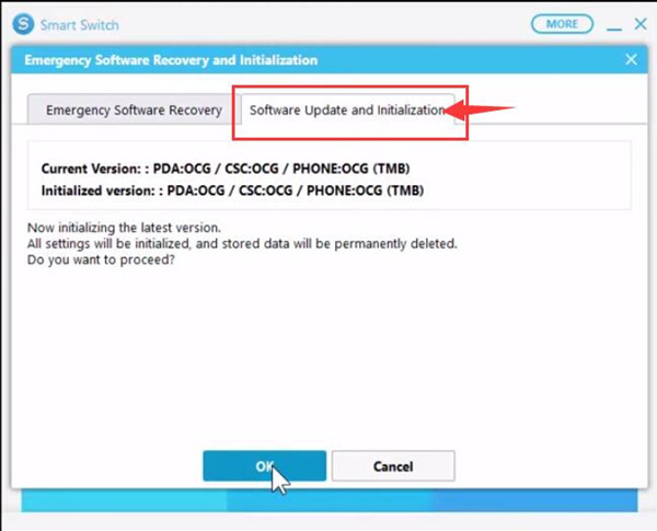 recover data from broken screen Samsung via Smart Switch