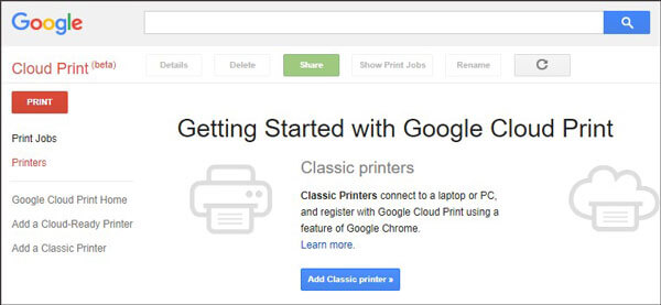 print phone contacts with google cloud print