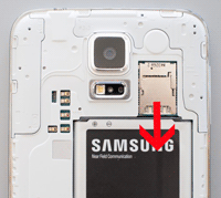 take out your samsung sd card