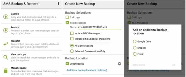 how to transfer text messages from android to pc with sms backup and restore
