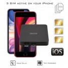 iPhone Dual SIM Active Adapter router converter with 2 or 3 numbers at the same time