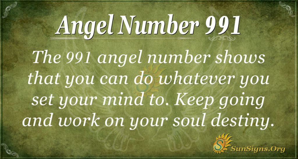 angel number 991