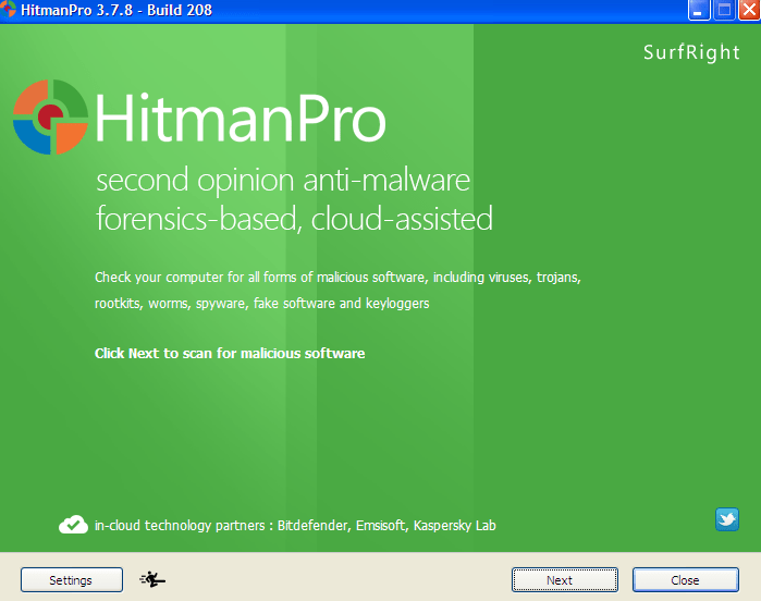 Sophos Hitman pro Anti-Malware Scanner