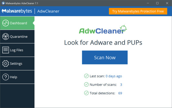 AdwCleaner by Malwarebytes