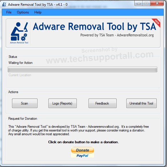 TSA Adware Removal Tool