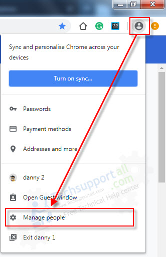 Remove people from chrome 1