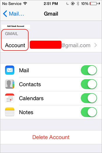 Перенос заметок с iPhone на Android через Gmail