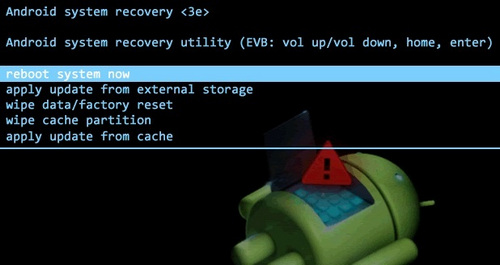 factory reset android in recovery mode