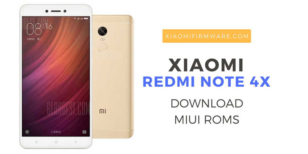 Download Redmi Note Note 4X MIUI Roms