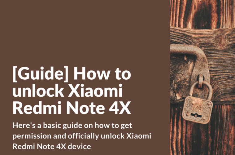 How to officially unlock Xiaomi Redmi Note 4X device