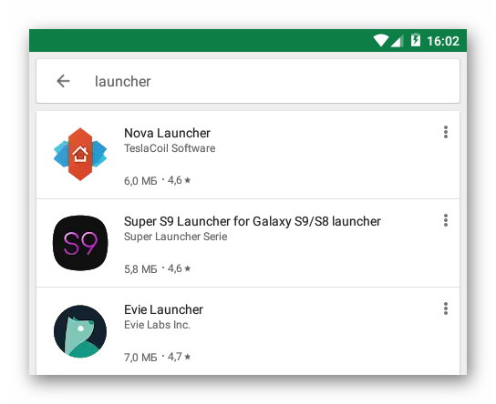 Лаунчеры Google Play